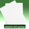 Diablo k2 spray on paper
