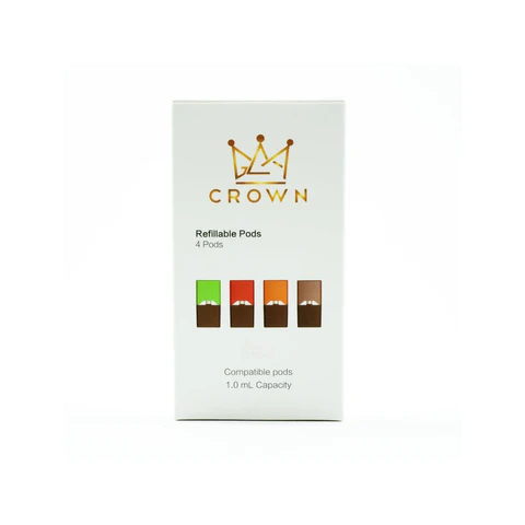 CROWN Refillable Juul Pods – 4 Pack | JUUL Compatible